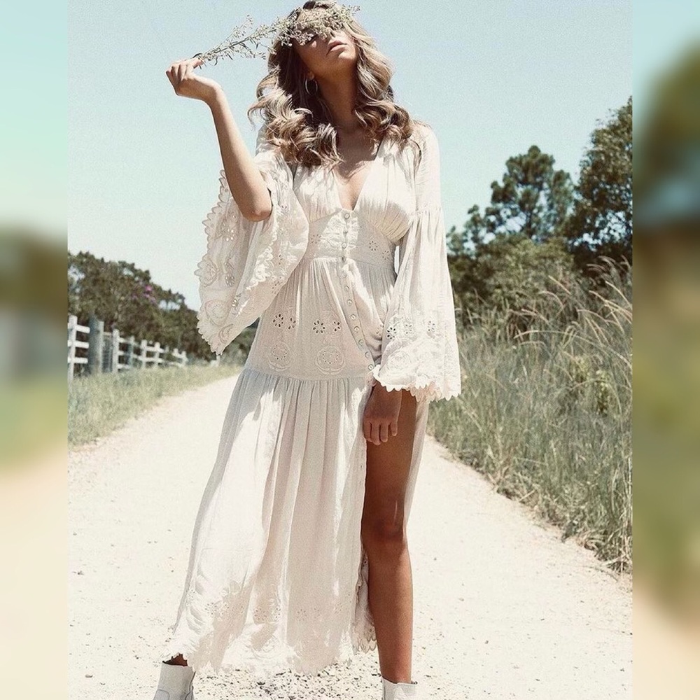 Spell & The Gypsy Imogen Embroidered Gown NWT M